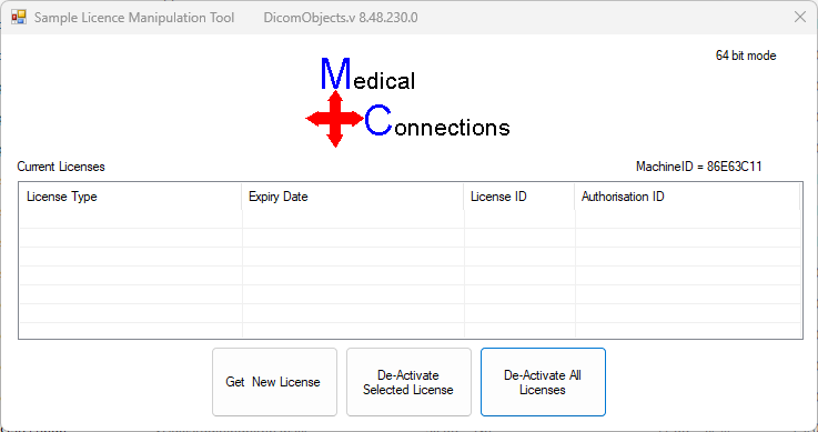 .NET Licence Manager Screenshot
