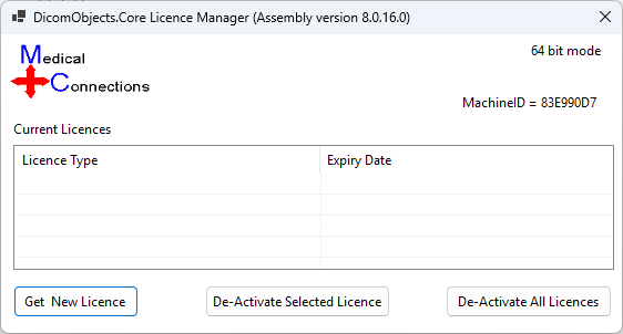 .NET 8 Licence Manager Screenshot